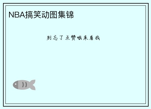 NBA搞笑动图集锦